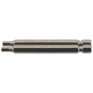 Draper Hexagonal Insert Bit, 4mm, 1/4" Hex, 75mm Long (Pack of 2) 64321 Draper - Town Tools