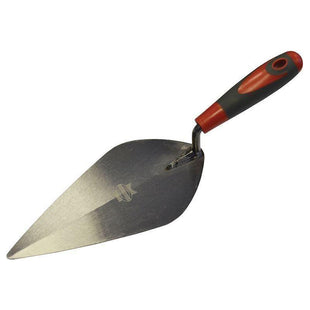 Faithfull London Pattern Brick Trowel Soft Grip Handle 10in Faithfull - RockBottom Northampton