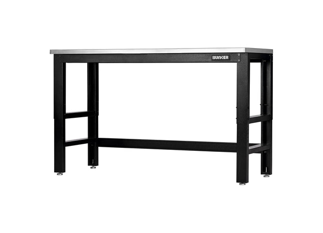 Draper Bunker Workbench with Stainless Steel Worktop, 1550mm Draper - Town Tools