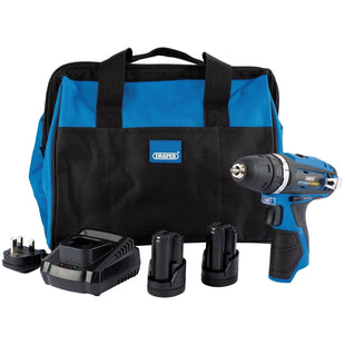 Draper Storm Force 10.8V Power Interchange Rotary Kit, 2 x 1.5Ah Batteries, 1 x Draper - Town Tools