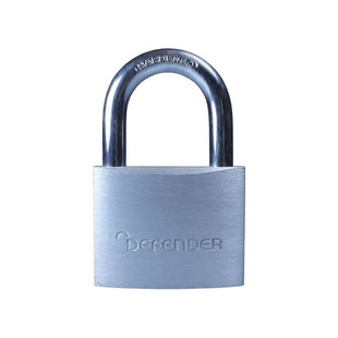 Defender Aluminium Padlock Keyed Alike 50mm DEFENDER - RockBottom Northampton