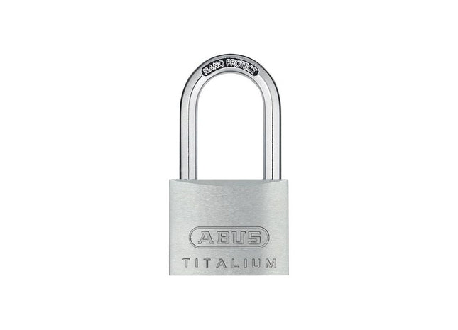 Abus Mechanical 64TI/40mm TITALIUM™ Padlock 40mm Long Shackle Keyed Alike KA6411 ABUS Mechanical - RockBottom Northampton