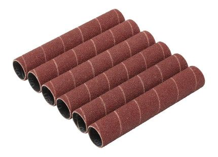 Draper Aluminium Oxide Sanding Sleeves, 19 x 115mm, 80 Grit (Pack of 6) Draper - Town Tools