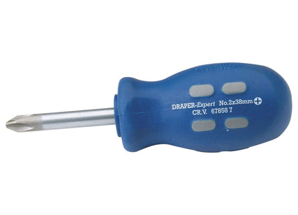 Draper Cross Slot Mechanic's Screwdriver, 38mm, No.2 (Sold Loose) 67858 Draper - Town Tools