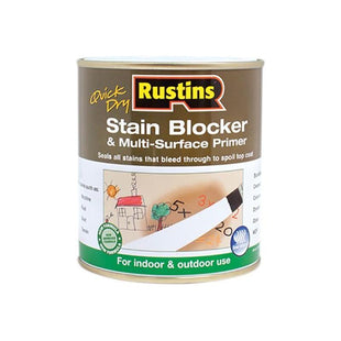 Rustins Quick Dry Stain Block & Multi Surface Primer 250ml Rustins - RockBottom Nothampton