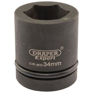 Draper Expert HI-TORQ 6 Point Impact Socket, 1" Sq. Dr., 34mm 05114 Draper - Town Tools