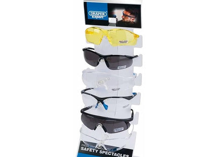 Draper Countertop Display of Six Safety Spectacles 23341 Draper - Town Tools