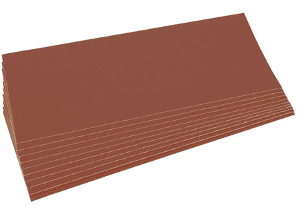 Draper Aluminium Oxide Sanding Sheets, 280 x 115mm, 80 Grit (Pack of 10) 59106 Draper - Town Tools