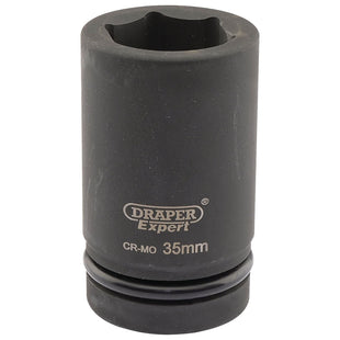 Draper Expert HI-TORQ 6 Point Deep Impact Socket, 1" Sq. Dr., 35mm Draper - Town Tools