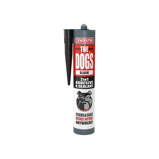 Evo-Stik The Dog's Multipurpose Adhesive & Sealant Black 290ml EVO-STIK - RockBottom Northamptin