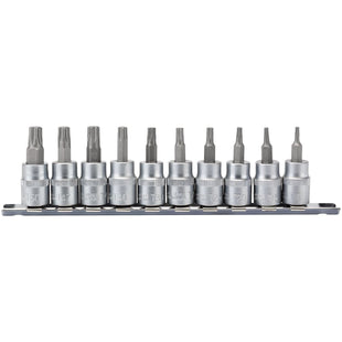 Draper TX-STAR Plus Socket Bit Set, 3/8" Sq. Dr., 48mm (10 Piece) Draper - Town Tools