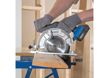 Draper D20 20V Brushless Circular Saw, 1 x 3.0Ah Battery, 1 x Fast Charger 00594 Draper - Town Tools