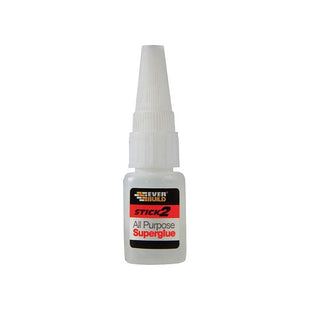 Everbuild Sika STICK2® All-Purpose Superglue Bottle 5g Everbuild Sika - RockBottom Northamptin