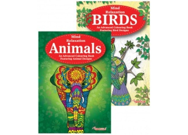 Animals & Birds Advanced Colouring Book