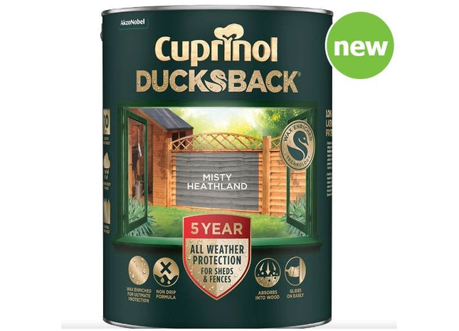 Cuprinol Ducksback Misty Heathland 5L