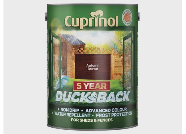 Cuprinol Ducksback Autumn Brown 5L