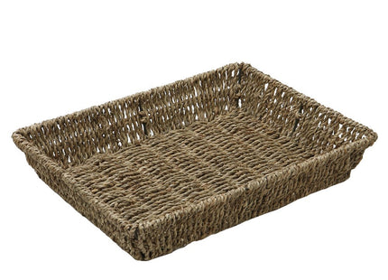 Jvl Seagrass Storage Tray Rectangler