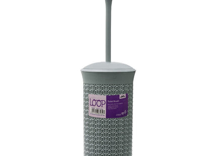 JVL Loop Toilet Brush Set Grey