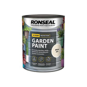 Ronseal Garden Paint White Ash 750ml Ronseal - RockBottom Nothampton