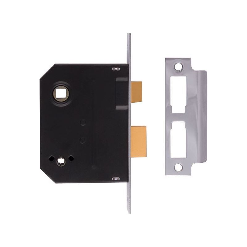 Union 2294 Mortice Bathroom Lock Chrome Finish 76mm 3in Box UNION - RockBottom Northampton