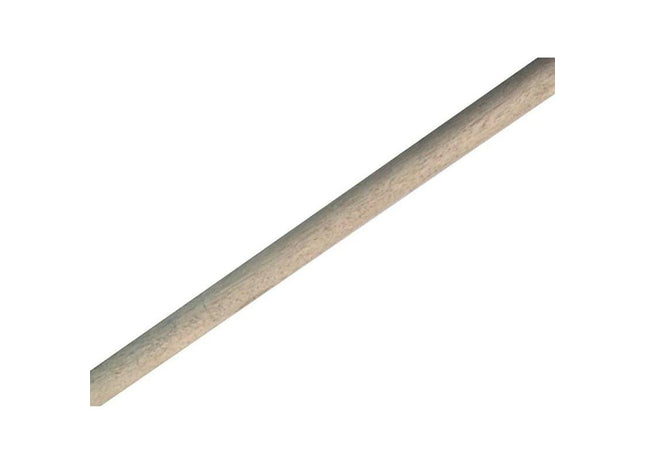 Faithfull Wooden Broom Handle 1.53m x 28mm (60 x 1.1/8in) Faithfull - RockBottom Northampton