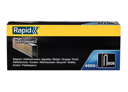 Rapid 606/25B4 25mm Staples (Narrow Box 4000) Rapid - RockBottom Nothampton