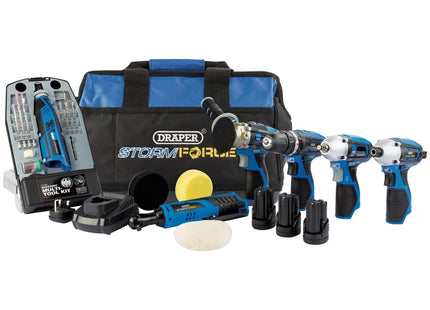 Draper Storm Force 10.8V Power Interchange Kit (11 Piece) 93445 Draper - Town Tools 