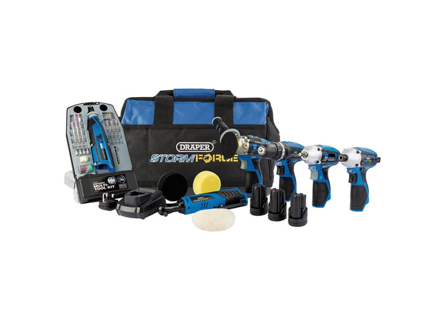 Draper Storm Force 10.8V Power Interchange Kit (11 Piece) 93445 Draper - Town Tools 