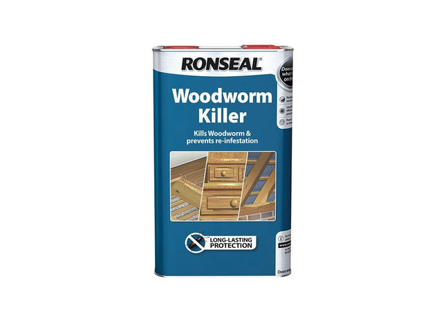 Ronseal Woodworm Killer 5 litre Ronseal - RockBottom Nothampton