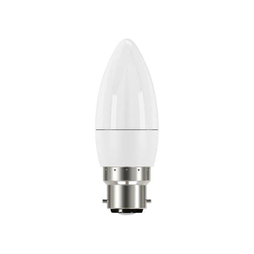 Energizer® LED BC (B22) Opal Candle Non-Dimmable Bulb, Warm White 470 lm 5.2W Energizer® - RockBottom Northamptin