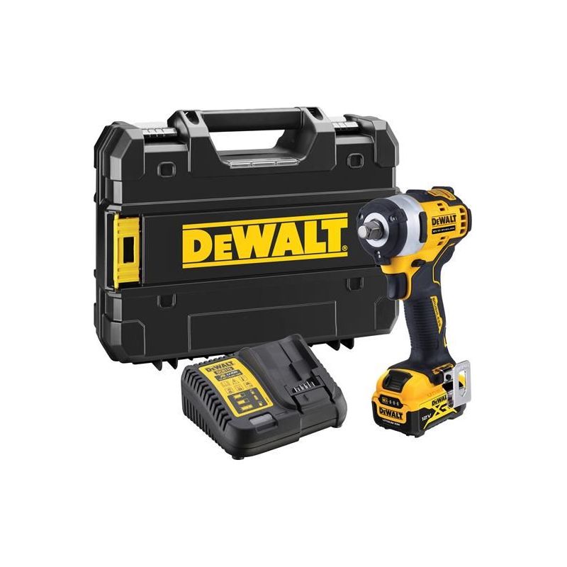 Dewalt Power Tools DCF901P1 XR Brushless 1/2in Impact Wrench 12V 1 x 5.0Ah Li-ion DeWALT Power Tools - RockBottom Northampton