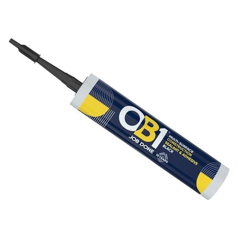 Ob1® Hybrid Sealant & Adhesive Black 290ml OB1® - RockBottom Nothampton