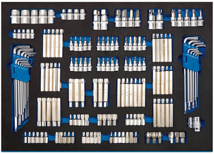 Draper Bit Set in Full Plus Drawer EVA Insert Tray (167 Piece) 63516 Draper - Town Tools 