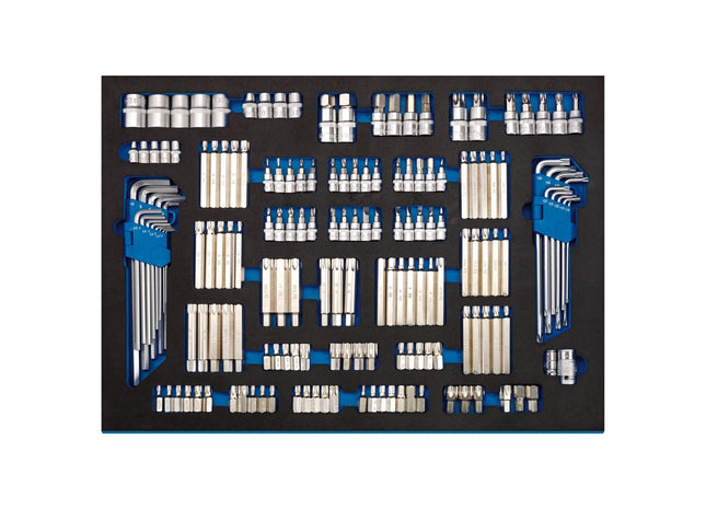 Draper Bit Set in Full Plus Drawer EVA Insert Tray (167 Piece) 63516 Draper - Town Tools 