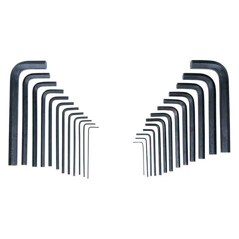Bluespot Tools Metric & Imperial Hexagon Key Pouch Set, 25 Piece BlueSpot Tools - RockBottom Northampton
