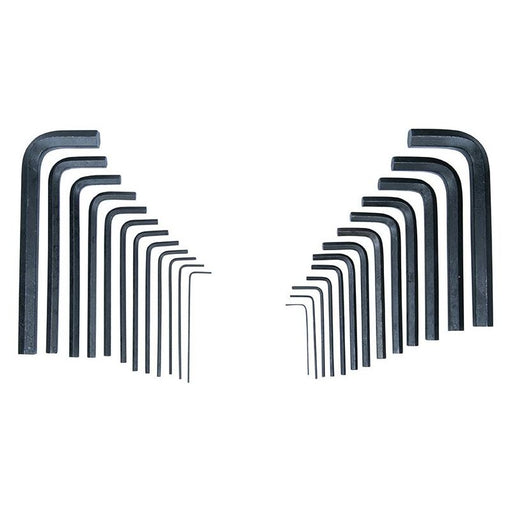 Bluespot Tools Metric & Imperial Hexagon Key Pouch Set, 25 Piece BlueSpot Tools - RockBottom Northampton