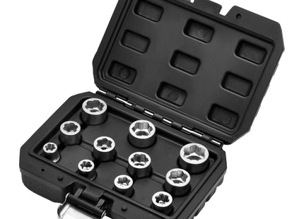 Draper Bolt Extractor Socket Set, 3/8" Sq. Dr. (11 Piece) Draper - Town Tools