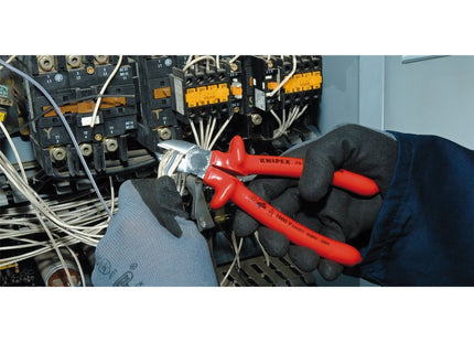 Draper Knipex 70 07 180 Fully Insulated S Range Diagonal Side Cutter, 180mm Draper - Town Tools 