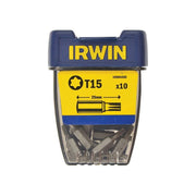 Irwin® TORX Insert Bits TX15 25mm (Pack 10) IRWIN® - RockBottom Northampton