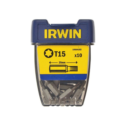 Irwin® TORX Insert Bits TX15 25mm (Pack 10) IRWIN® - RockBottom Northampton