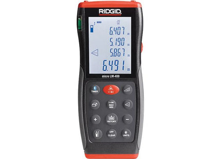 Ridgid 36813 Micro LM-400 Advanced Laser Distance Measure 70m RIDGID - RockBottom Nothampton