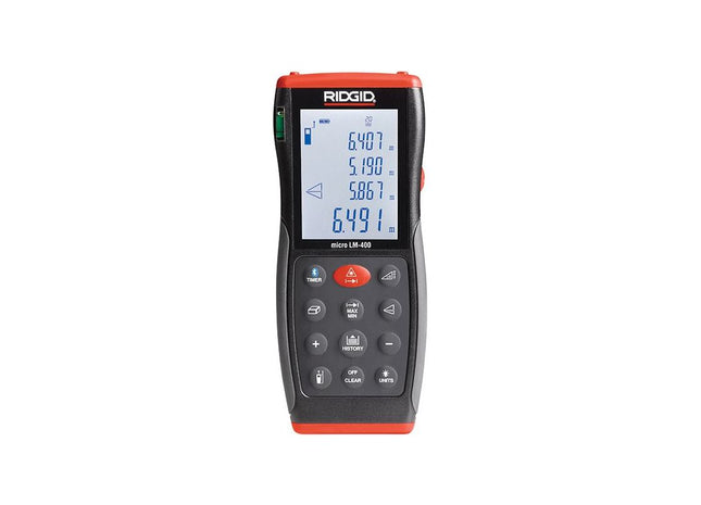 Ridgid 36813 Micro LM-400 Advanced Laser Distance Measure 70m RIDGID - RockBottom Nothampton