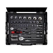 Wiha 1/4in & 1/2in Nut Driver & Bit Set, 60 Piece (inc. Case) Wiha - RockBottom Northampton