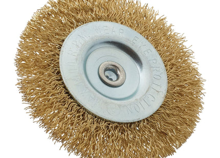 Draper Brassed Steel Crimped Wire Wheel Brush, 75mm 41429 Draper - Town Tools 
