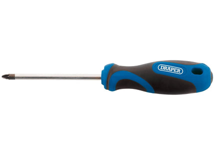 Draper Soft Grip PZ TYPE Screwdriver, No.2 x 100mm 48928 Draper - Town Tools 