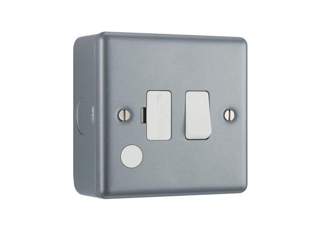 Masterplug Metal Clad Switched Fused Connection Unit 13A Masterplug - RockBottom Northampton