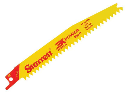 Starrett VB66-5 Bi-Metal Reciprocating Blade, Plasterboard 152mm 6V TPI (Pack 5) Starrett - RockBottom Nothampton