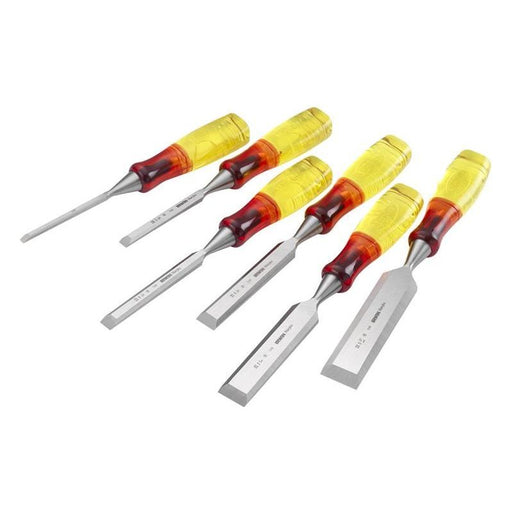 Irwin® Marples® M373 Bevel Edge Chisel Splitproof Handle Set, 6 Piece IRWIN® Marples® - RockBottom Northampton