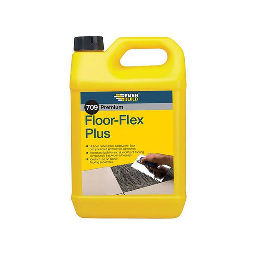 Everbuild Sika 709 Floor Flex Plus Latex 5 litre Everbuild Sika - RockBottom Northamptin