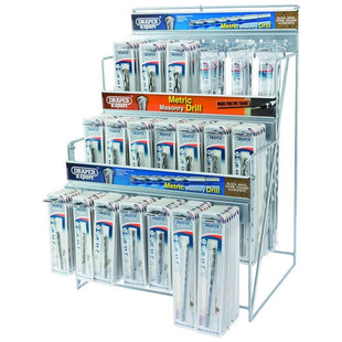 Draper Assorted Metric Masonry Drill Bit Merchandiser (137 Piece) 64045 Draper - Town Tools 